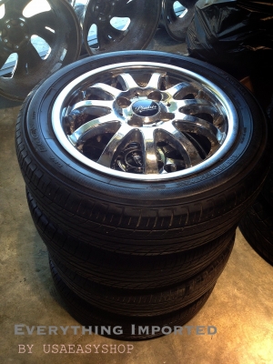 ขายล้อ Plaisir ขอบ14" หน้ากว้าง 5" ราคาเจ๋งๆๆๆ