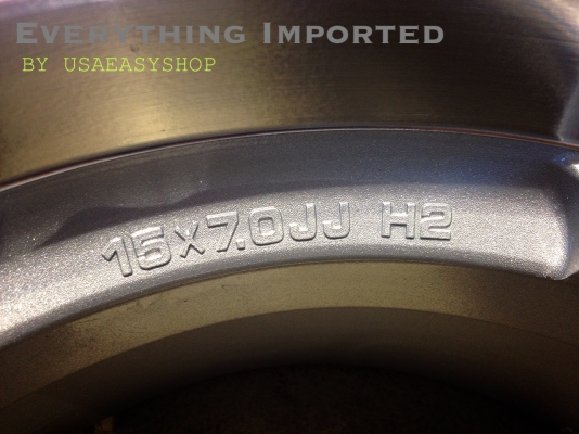 ขายล้อ Vesta แท้จากญี่ปุ่น ขอบ 15" หน้ากว้าง 7"