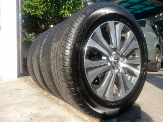 ล้อ15 HONDA FREED MC 4รู100 + ยาง Dunlop 185/65/15 ปี12 ล้อป้ายแดงยางปลายปี12 ล้อ15 HONDA FREED MC 4รู100 + ยาง Dunlop 185/65/15 ปี12 ล้อป้ายแดงยางปลายปี12