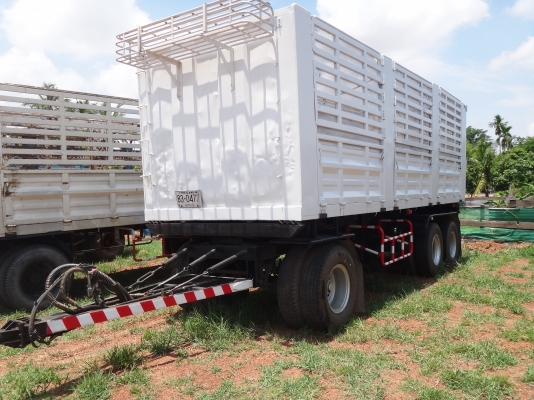 ขาย  ลูกพ่วงดั้มพ์   สามเพลา PANUS   คอกสูง  พ้อมใช้งาน