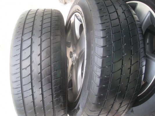 ขายล้อแม็ก Honda civic 5ก้าน 15"x6" et45 4รู100 +ยางปี10 (081-3747940)