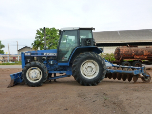 แสงฟ้าเต้นรถ///จำหน่ายรถไถ2เพลา FORD-6640 ฮอนแลน เกียร์ธรรมดา พร้อมเล่มทะเบียน