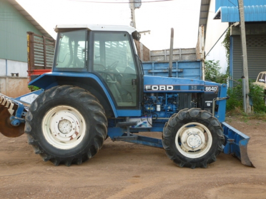 แสงฟ้าเต้นรถ///จำหน่ายรถไถ2เพลา FORD-6640 ฮอนแลน เกียร์ธรรมดา พร้อมเล่มทะเบียน