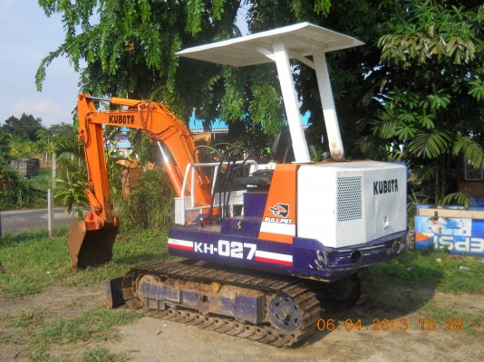 ขายรถแบ็คโฮKUBOTA KH-027 เทียบเท่า PC30 สวยๆพร้อมใช้งาน