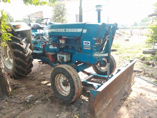รถไถฟอร์ด5000 ราคา 165000 ดันหน้า+ผาน7
