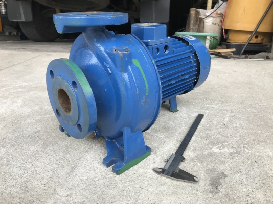 ขายปั๊มน้ำหอยโข่ง Ebara 3HP. 380V made in Italy หัวเหล็กหล่อ ใบพัดสแตนเลส แรงดันสูง ขนาดเข้า 2นิ้ว ออก 1.2นิ้ว สภาพสวยใหม่มาก หมุนนิ่ม พร้อมใช้งาน