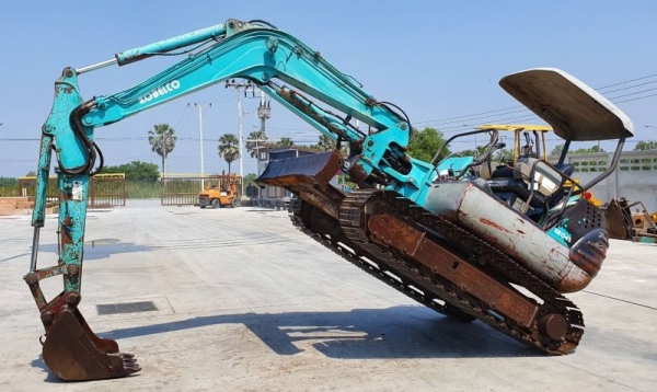 ขายด่วน325,000บาทรถแบคโฮKOBELCOโกเบโก้SK045รุ่นยอดนิยมสวยๆเทียบเท่าPC45เครื่อง4สูบK4Nเครื่องดีปั่มแรงรถนอกเพิ่งนำเข้ามาใหม่ยังไม่เคยใช้งานในเมืองไทยเลย