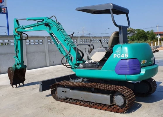 ขายด่วน295,000บาทรถแบคโฮKOMATSUโคมัสซูPC45-7รุ่นยอดนิยมสวยๆเทียบเท่าPC45เครื่องโคมัสซู4D84เครื่องดีปั่มแรงรถนอกเพิ่งนำเข้ามาใหม่ยังไม่เคยใช้งานในเมืองไทยเลย
