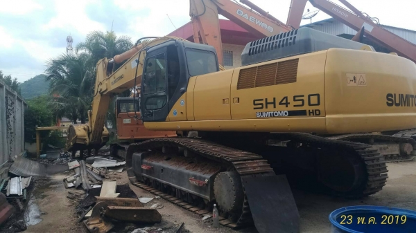 ขายรถแบคโฮ SUMITOMO SH450HD-3B ไมล์ 6761 ชั่วโมง ราคา 4250000