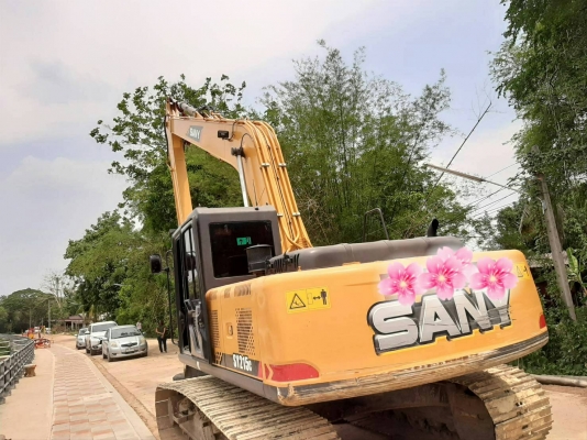 ขายรถแบคโฮ SANY SY215C ไมล์ 1412 ชม.บูมยาว ราคา 2600000