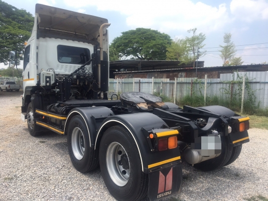 ISUZU 360 แรง ปี 61 หัวลากรุ่นใหม่ King of Truck ไมล์ 42,000 กม. ยางใหม่เต็ม พร้อมหางโลเบท 3 เพลา ท้ ISUZU 360 แรง ปี 61 หัวลากรุ่นใหม่ King of Truck ไมล์ 42,000 กม. ยางใหม่เต็ม พร้อมหางโลเบท 3 เพลา ท้