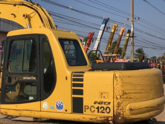 ขายรถขุด KOMATSU PC120-6E ลายหัวกระแทก นำเข้าเองจากญี่ปุ่น สภาพสวยพร้อมใช้ มีVDOการทำงานครับ ขายรถขุด KOMATSU PC120-6E ลายหัวกระแทก นำเข้าเองจากญี่ปุ่น สภาพสวยพร้อมใช้ มีVDOการทำงานครับ