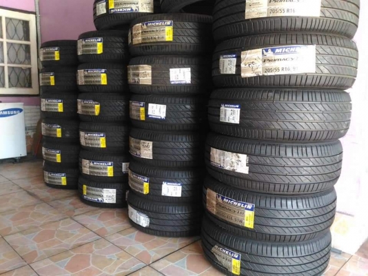 ยางใหม่ตกปี Michelin Primacy 3st 205 55 16 ผลิตปี 2016 มีรับประกันให้ทุกเส้น ขายถูกมาก 4 เส้น 6800.-