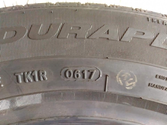 ยางใหม่ตกปี Goodyear Duraplus 195 65 15 ผลิตปี 2017 มีรับประกันให้ทุกเส้น ขายถูก 4 เส้น 4800.-NET **