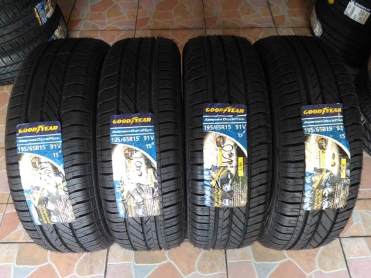 ยางใหม่ตกปี Goodyear Duraplus 195 65 15 ผลิตปี 2017 มีรับประกันให้ทุกเส้น ขายถูก 4 เส้น 4800.-NET **