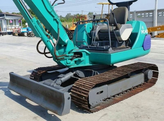 ขายแบคโฮKOMATSU PC45-7 รถขุดเก่านอกไม่เคยใช้งานในไทย เครื่องปั้มแรง บูมอาร์มสวยช่วงล่างดีเร็วแรงไม่โหลด