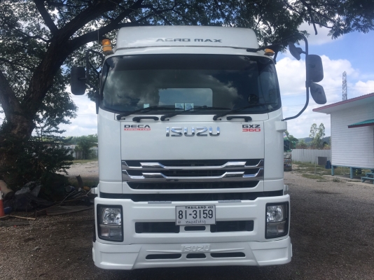 10 ล้อหัวลาก+รถกึ่งพ่วง(ท้ายลาดมีเครื่องทุ่นแรง) ยี่ห้อ ISUZU รุ่น GXZ 360 แรงม้า ปี 2561