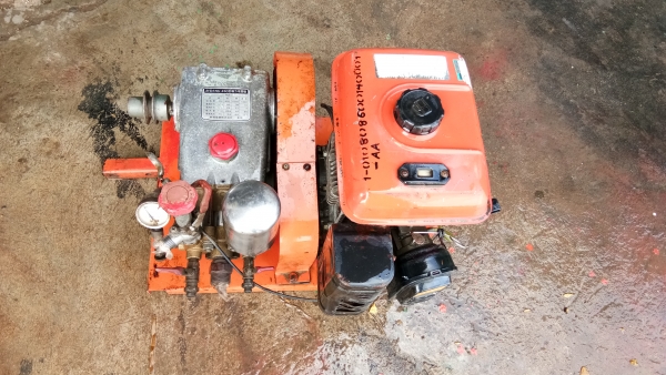 ขายปั้มฉิดยาเก่านอก.เครื่องมิตซู5แรงปั้ม1นิ้วยังไม่เคยใช้งาน