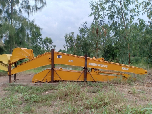 ชุดบูมอาร์มยาว 40 ฟุต KOMATSU PC120 ของใหม่จากนอก พึ่งนำเข้ามา อุปกรณ์ครบชุด