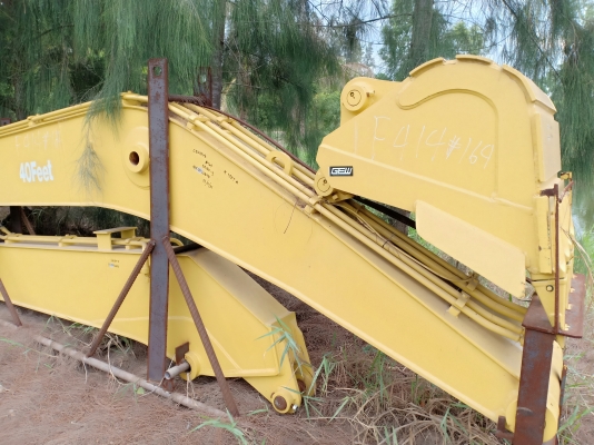 ชุดบูมอาร์มยาว 40 ฟุต KOBELCO SK120 ของใหม่จากนอก พึ่งนำเข้ามา อุปกรณ์ครบชุด