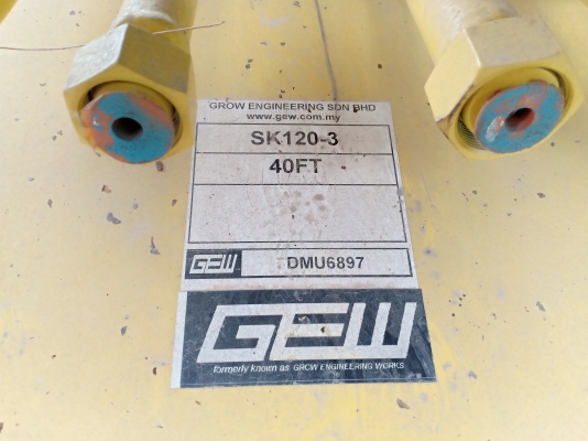 ชุดบูมอาร์มยาว 40 ฟุต KOBELCO SK120 ของใหม่จากนอก พึ่งนำเข้ามา อุปกรณ์ครบชุด