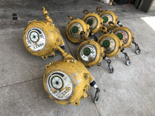 ขายอุปกรณ์เซฟตี้-ช่วยถือ Endo spring balancer รุ่น 15-22Kg. กับรุ่น 70-90Kg. Made in Japan สภาพดี อุปกรณ์ครบ พร้อมใช้งาน