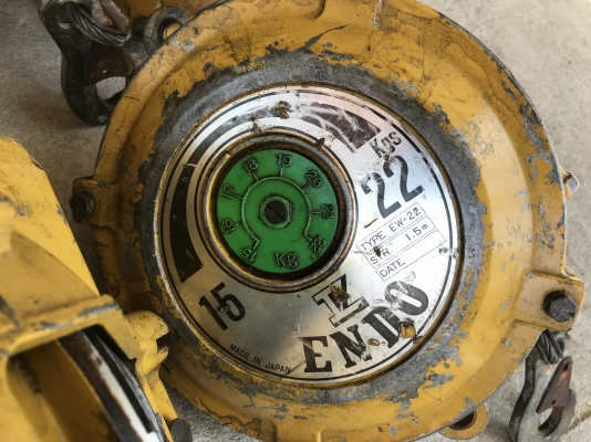 ขายอุปกรณ์เซฟตี้-ช่วยถือ Endo spring balancer รุ่น 15-22Kg. กับรุ่น 70-90Kg. Made in Japan สภาพดี อุปกรณ์ครบ พร้อมใช้งาน