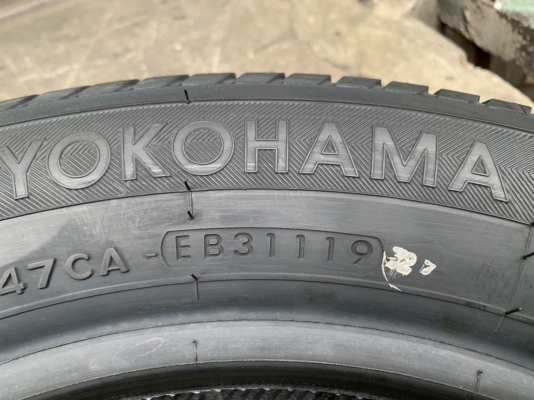 ยางใหม่ 185-60-15 Yokohama ปี 19