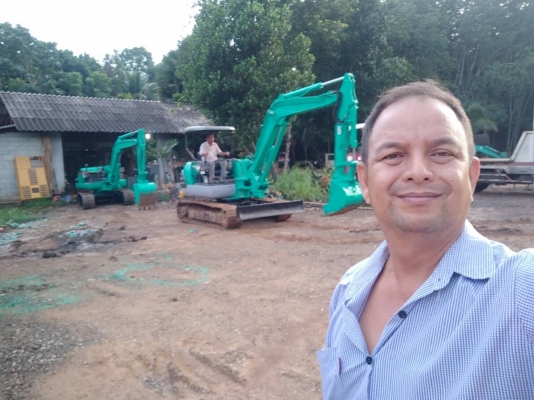 รถเก่านอก KOBELCO SK045 เอกสารอินวอย ทำเล่มได้เลย มีระบบหัวกระแทก ราคา 390000