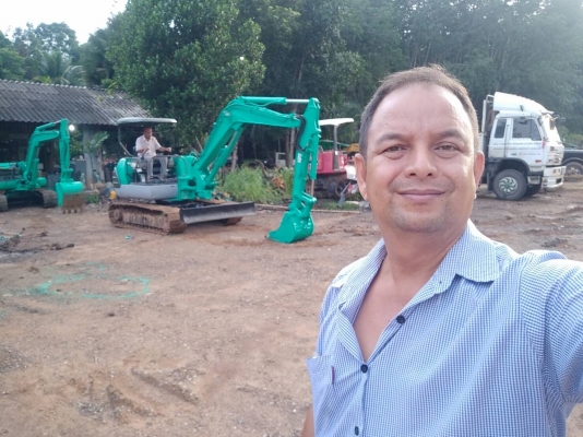 รถเก่านอก KOBELCO SK045 เอกสารอินวอย ทำเล่มได้เลย มีระบบหัวกระแทก ราคา 390000