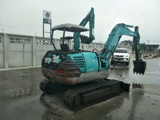รถเก่านอก KOBELCO SK045 เอกสารอินวอย ทำเล่มได้เลย มีระบบหัวกระแทก ราคา 390000