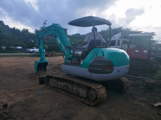 รถเก่านอก KOBELCO SK045 เอกสารอินวอย ทำเล่มได้เลย มีระบบหัวกระแทก ราคา 390000