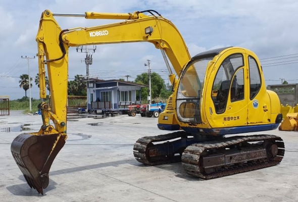 ขายด่วน585,000บาทรถแบคโฮKOBELCOโกเบโก้SK60-5มารค์ไฟ้รุ่นยอดนิยมสวยๆเทียบเท่าPC60เครื่อง4สูบ4JB1เครื่องดีปั่มแรงไฟฟ้าครบรถนอกเพิ่งนำเข้ามาใหม่ยังไม่เคยใช้งานในเมืองไทยเลย