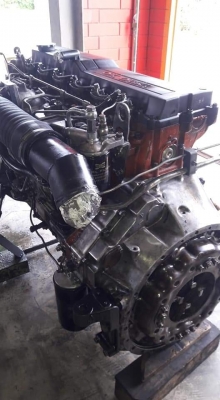 เครื่องยนต์อีซูสุ6HE1#195แรงม้าสวย แรง ติดดีมากพร้อมใช้ครับ