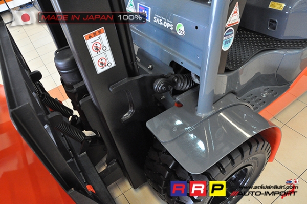 ขายรถโฟล์คลิฟท์มือสอง TOYOTA รุ่น 8FD18-13007 นำเข้าจากประเทศญี่ปุ่น 100\% ไม่เคยใช้งานในไทย