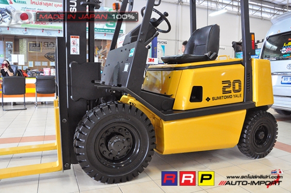 ขายรถโฟล์คลิฟท์มือสอง SUMITOMO รุ่น FD20PVIHA-D2G-01470 นำเข้าจากประเทศญี่ปุ่น 100\% ไม่เคยใช้งานในไทย
