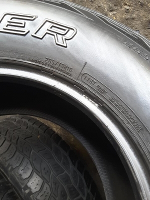 Cooper AT3 USA. 265-75-16 ปี14 สภาพดี 1ชุด