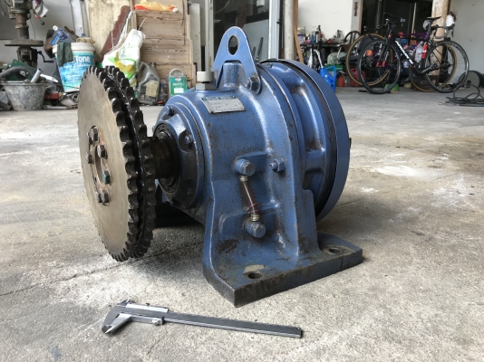 ขายหัวเกียร์ทดรอบ Cycro drive Sumitomo อัตราทด 1:43 Made in Japan เพลาออก 2นิ้ว สภาพสวย หมุนนิ่ม แรงบิดเยอะ พร้อมใช้งาน