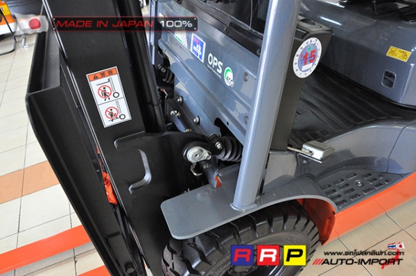 ขายรถโฟล์คลิฟท์มือสอง TOYOTA รุ่น 8FD15-11609 นำเข้าจากประเทศญี่ปุ่น 100\% ไม่เคยใช้งานในไทย