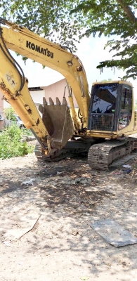 รถแมคโคร KOMATSU PC 130-6K  ติดไลน์แย๊กแล้ว พร้อมหัวแย๊ก รถใช้งานอยู่