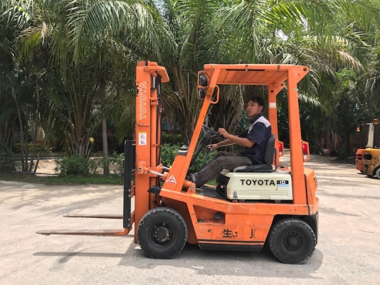 ขายFORKLIFT TOTOTA รุ่น4FG10(1ตัน) สวยเดิมจากญี่ปุ่น ยังไม่เคยใช้ในไทย 95,000เท่านั้น!!