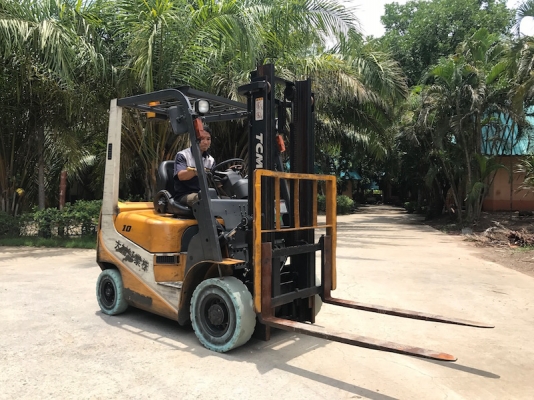 (นางฟ้ามาแล้ว)!! ขายFORKLIFT TCM FD10T12(1ตัน)(ออโต้)สวยเดิมจากญี่ปุ่น ยังไม่เคยใช้ในไทย 145,000เท่านั้น!!