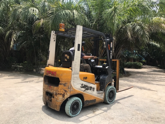 (นางฟ้ามาแล้ว)!! ขายFORKLIFT TCM FD10T12(1ตัน)(ออโต้)สวยเดิมจากญี่ปุ่น ยังไม่เคยใช้ในไทย 145,000เท่านั้น!!