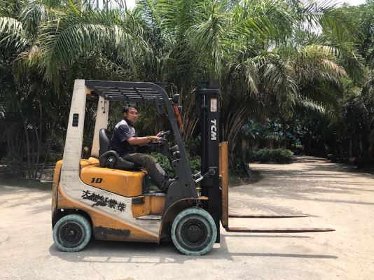 (นางฟ้ามาแล้ว)!! ขายFORKLIFT TCM FD10T12(1ตัน)(ออโต้)สวยเดิมจากญี่ปุ่น ยังไม่เคยใช้ในไทย 145,000เท่านั้น!!