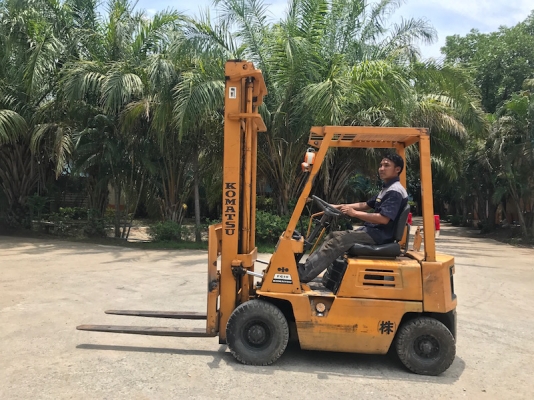 (( 4เมตร))!!ขายFORKLIFT KOMATSU รุ่นFG10-12(1ตัน)(เสา4เมตร) สวยเดิมจากญี่ปุ่น ยังไม่เคยใช้ในไทย 99,000เท่านั้น!!