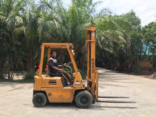 (( 4เมตร))!!ขายFORKLIFT KOMATSU รุ่นFG10-12(1ตัน)(เสา4เมตร) สวยเดิมจากญี่ปุ่น ยังไม่เคยใช้ในไทย 99,000เท่านั้น!!