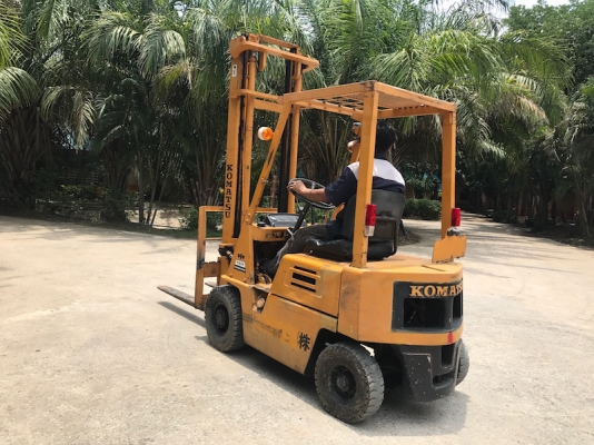 (( 4เมตร))!!ขายFORKLIFT KOMATSU รุ่นFG10-12(1ตัน)(เสา4เมตร) สวยเดิมจากญี่ปุ่น ยังไม่เคยใช้ในไทย 99,000เท่านั้น!!