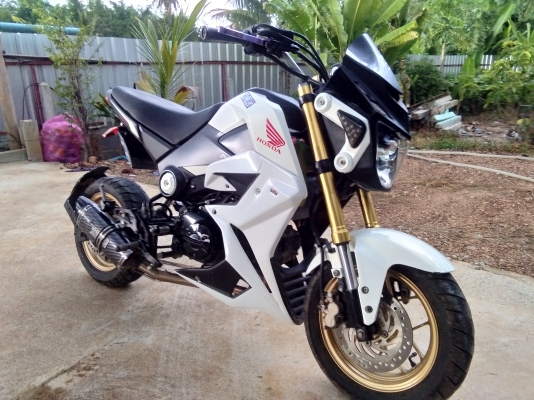 ขายรถเครื่องMSX125รถของที่บ้านเองครับจะซื้อใหม่เป็นpcxสนใจโทร081-0118032