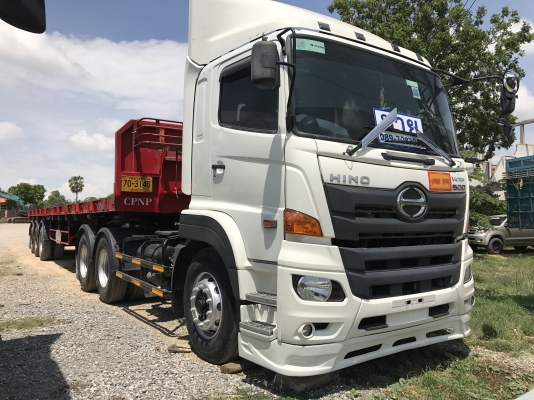ขาย HINO VICTOR FM2P 380 แรงม้า ปี 59 พร้อมหางพื้นเรียบสามเพลา ปี 48 พร้อมแยกขายหัวหาง ราคาคุยกัน รถ ขาย HINO VICTOR FM2P 380 แรงม้า ปี 59 พร้อมหางพื้นเรียบสามเพลา ปี 48 พร้อมแยกขายหัวหาง ราคาคุยกัน รถ