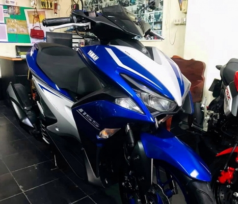 aerox ปี2019 สีนํ้าเงินเทา ปีนี้เลยครับ เครื่องดี สีเดิมสวยๆเลยครับ 52900